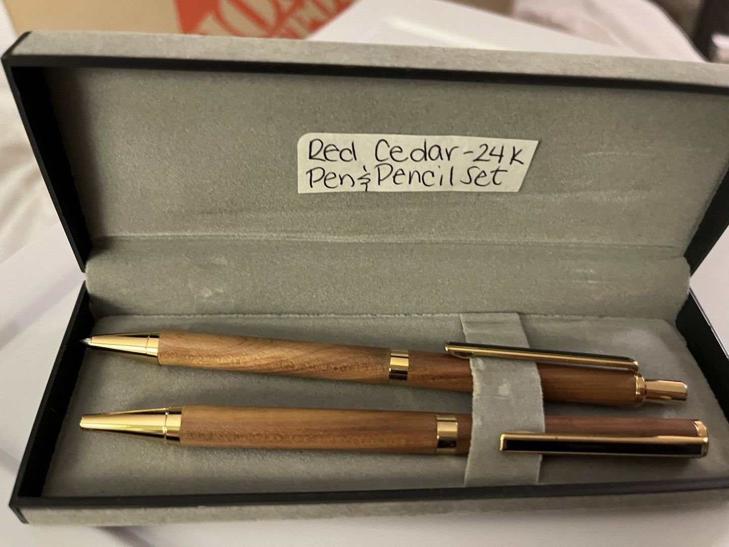 Red Cedar 24k Pen And Pencil Set