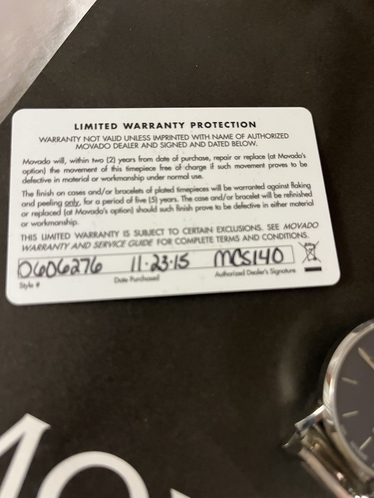 movado museum classic mens watch 0606276