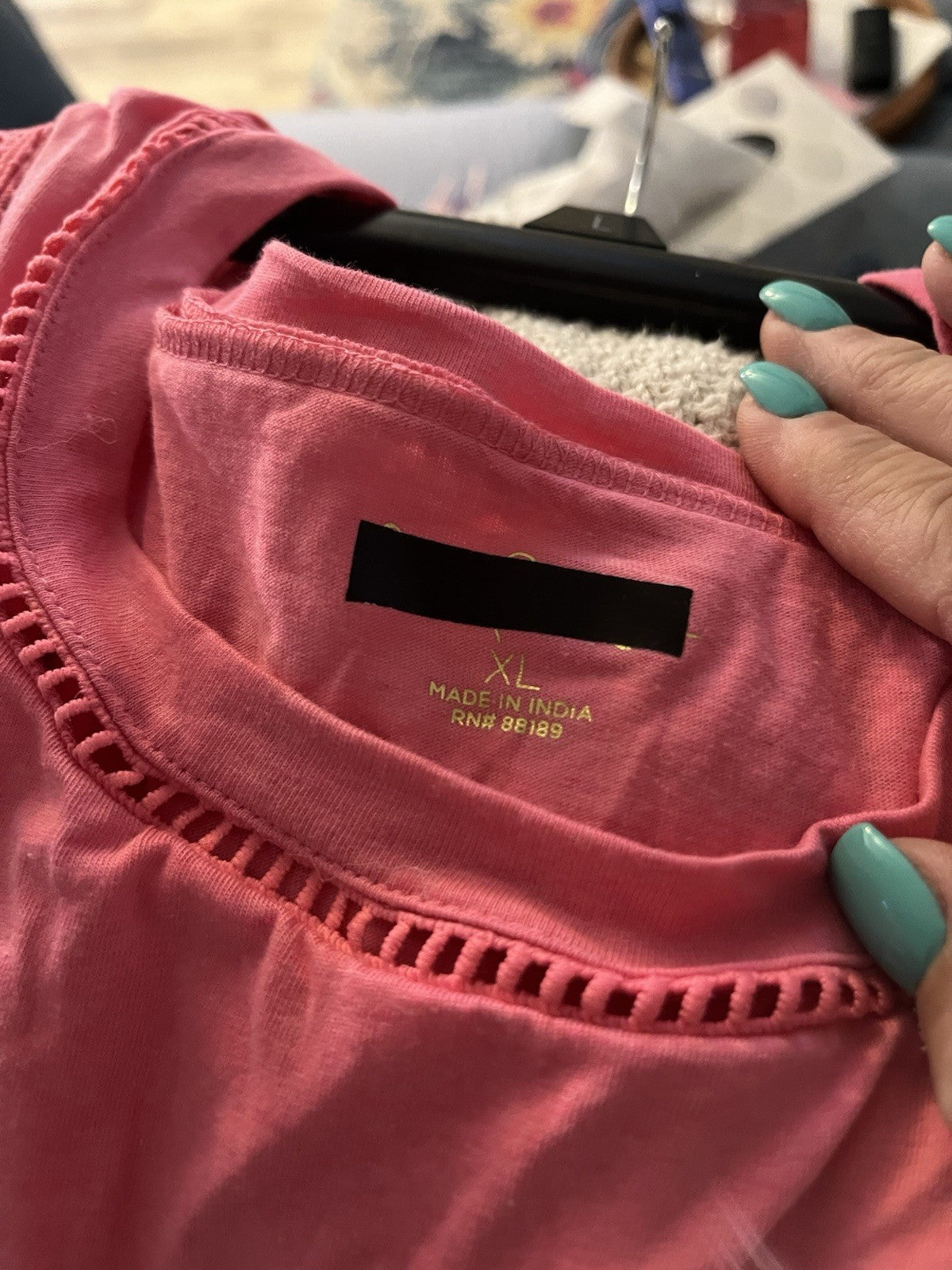 Lilly Pulitzer Agee Pink Tank Sz Xl