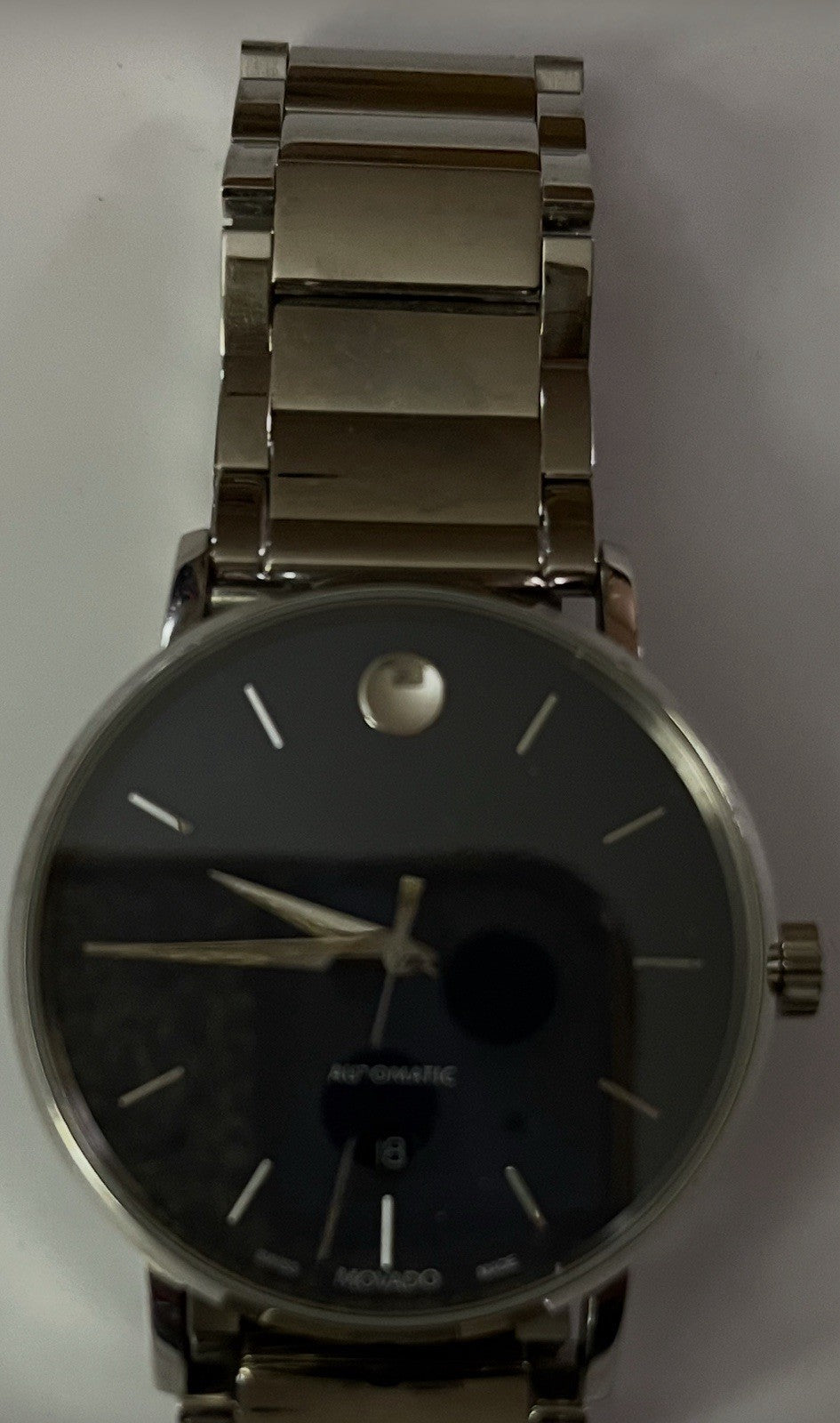 movado museum classic mens watch 0606276