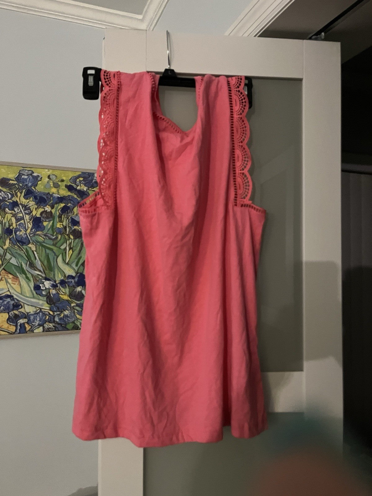 Lilly Pulitzer Agee Pink Tank Sz Xl