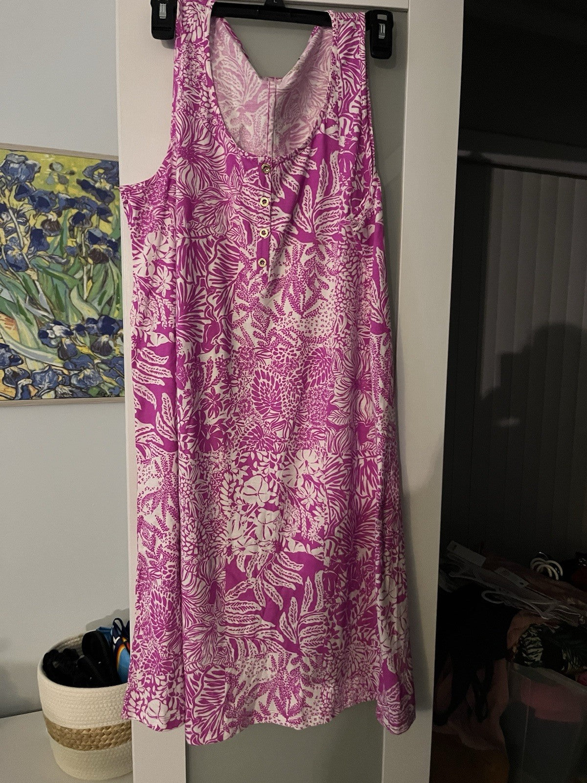Lilly Pulitzer Lela Henley Tank Dress Size Xl