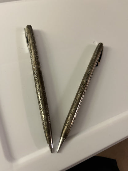 vintage sheaffer pen and pencil set 