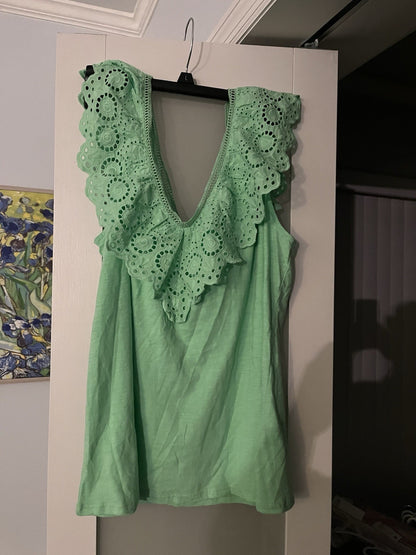 Lilly Pulitzer Plaza Top Patina Green Size Xl