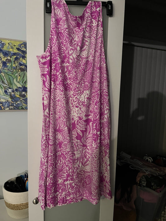 Lilly Pulitzer Lela Henley Tank Dress  Size Xl