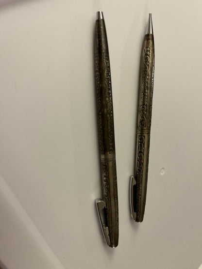 vintage sheaffer pen and pencil set 